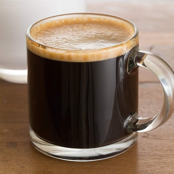 Glass Mugs 12 oz, Clear Coffee Mugs With Handle 350ml,Tea Mugs Water Mugs Beer G - Picture 2 of 7